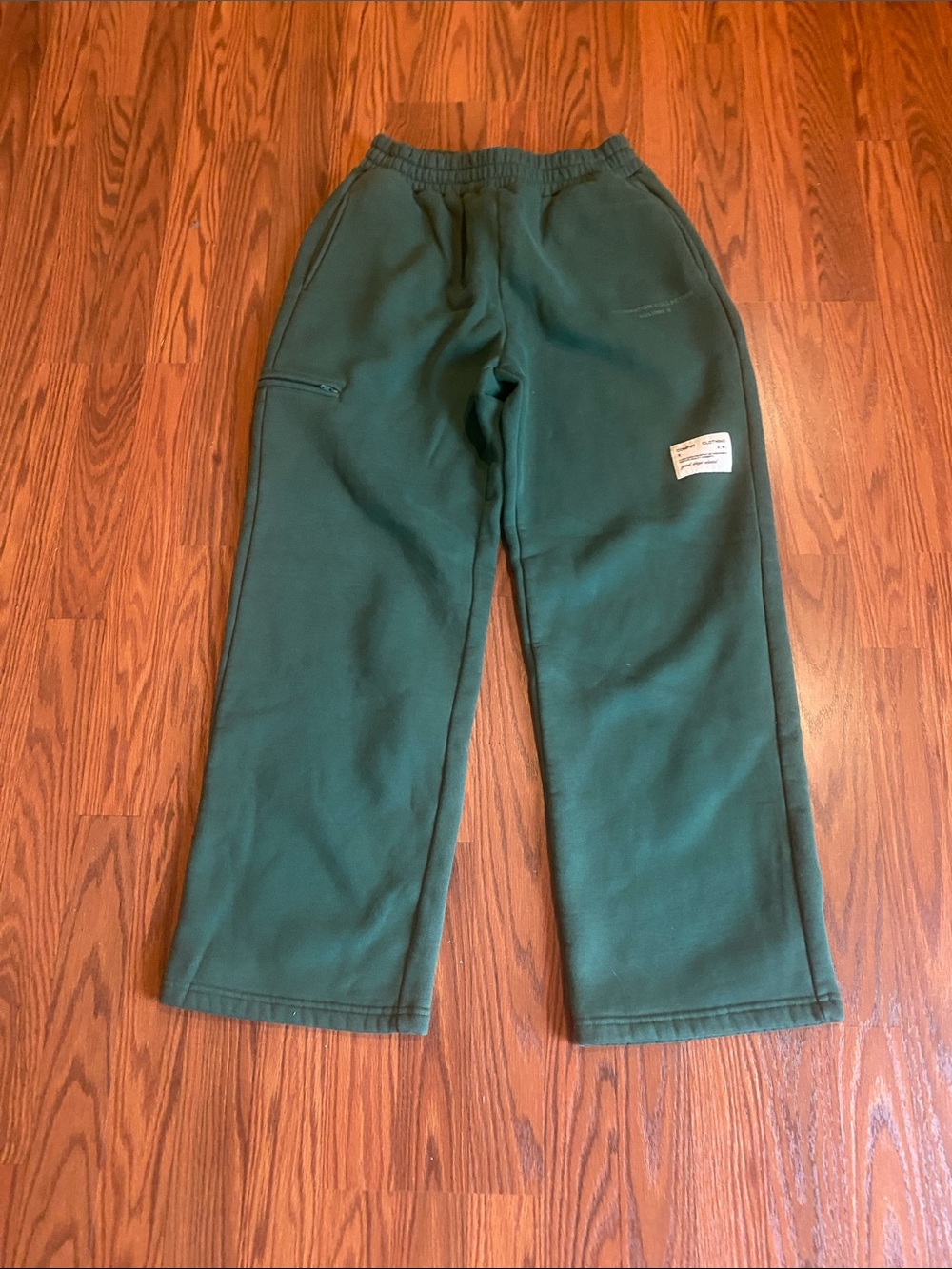 Men's Comfrt Dark Green Sweatpants Joggers